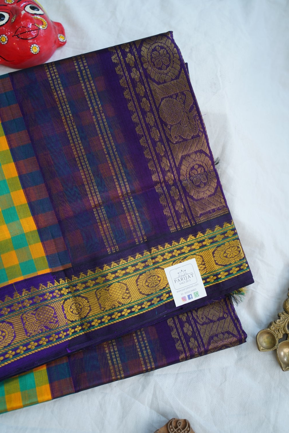Kanchi Handloom Silk Cotton Saree PC14909