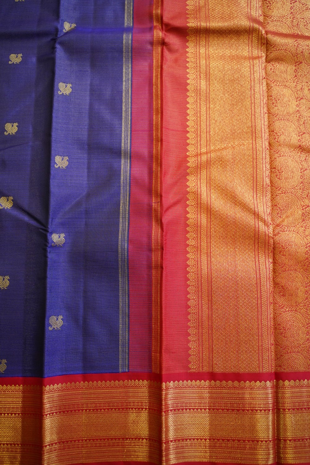 Vairaoosi Korvai Kanchi Silk Saree PC12043