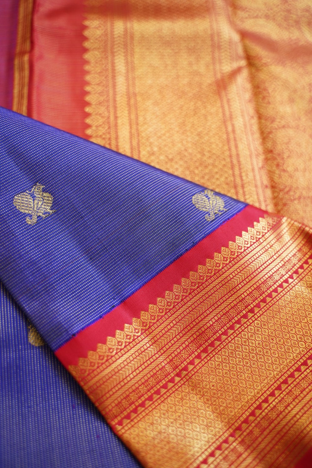 Vairaoosi Korvai Kanchi Silk Saree PC12043