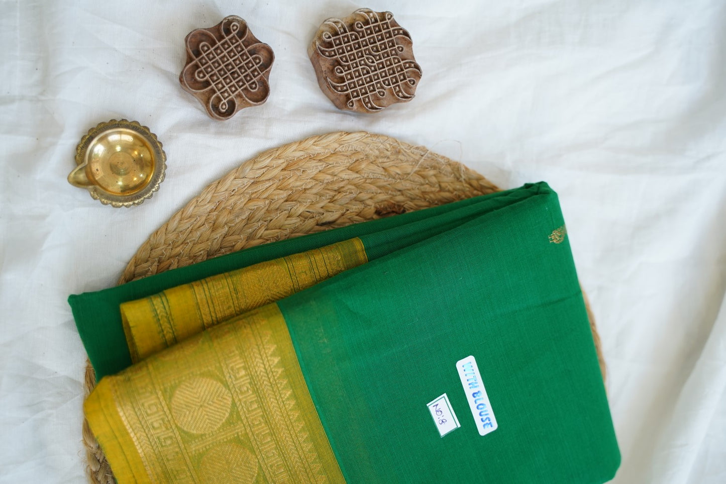 Chettinad handloom Cotton Saree PC15027