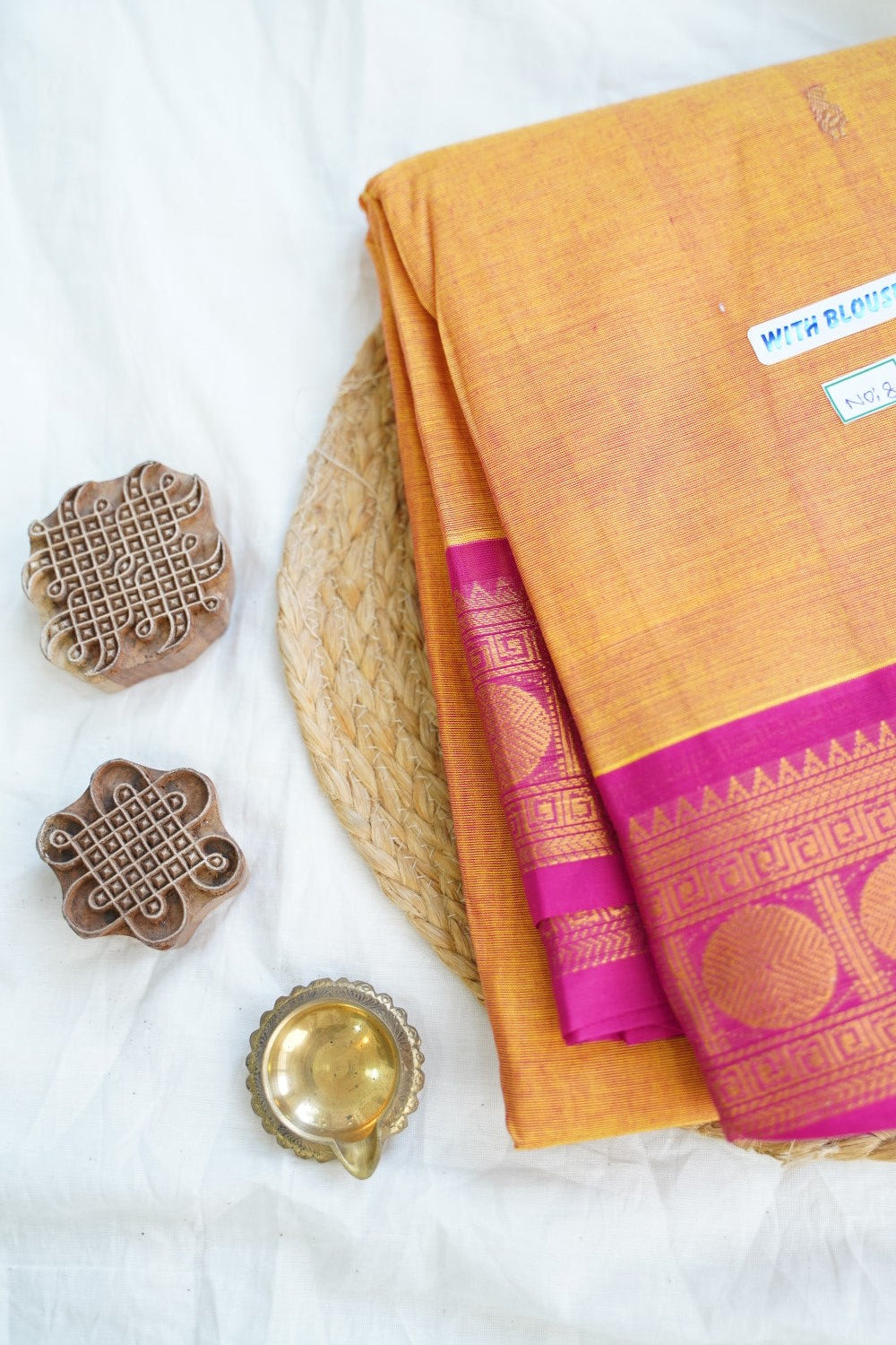Chettinad handloom Cotton Saree PC15014