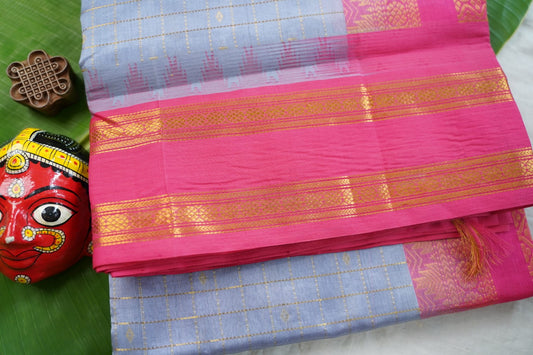 Kanchi Handloom Silk Cotton Saree PC17444