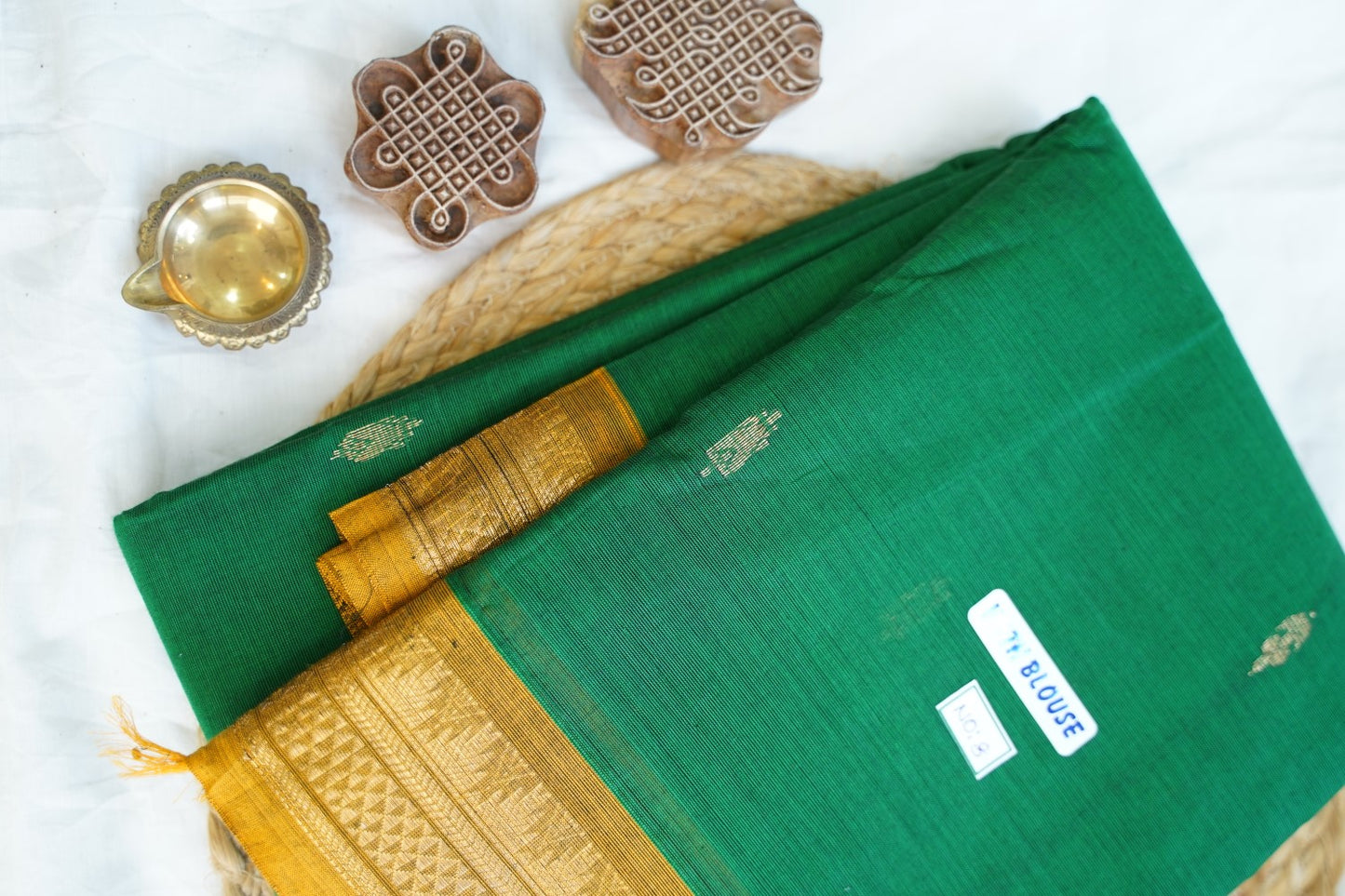 Chettinad handloom Cotton Saree PC15028