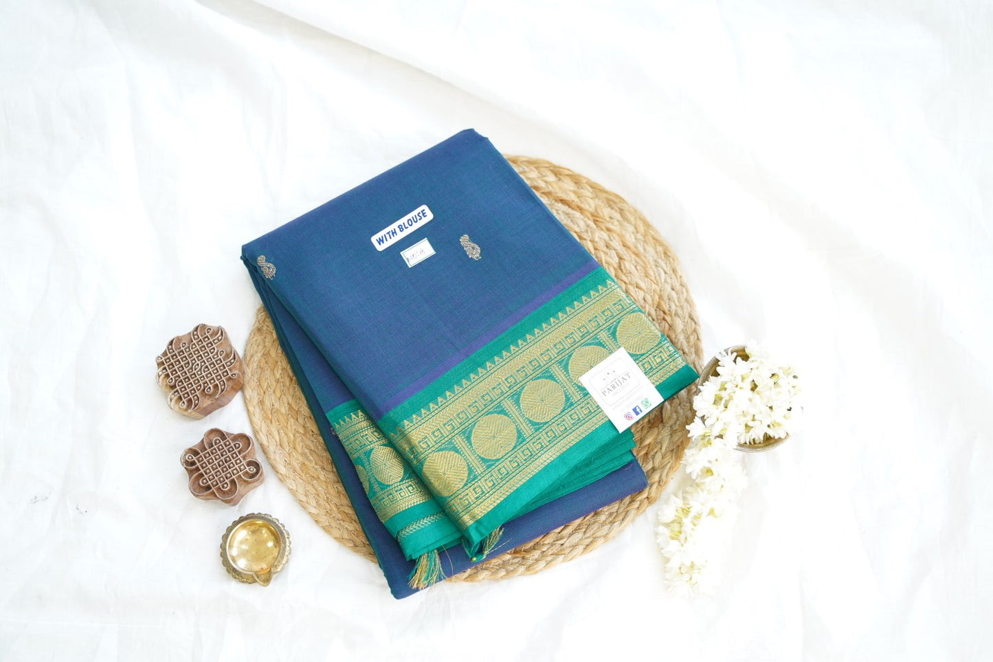 Chettinad handloom Cotton Saree PC14994