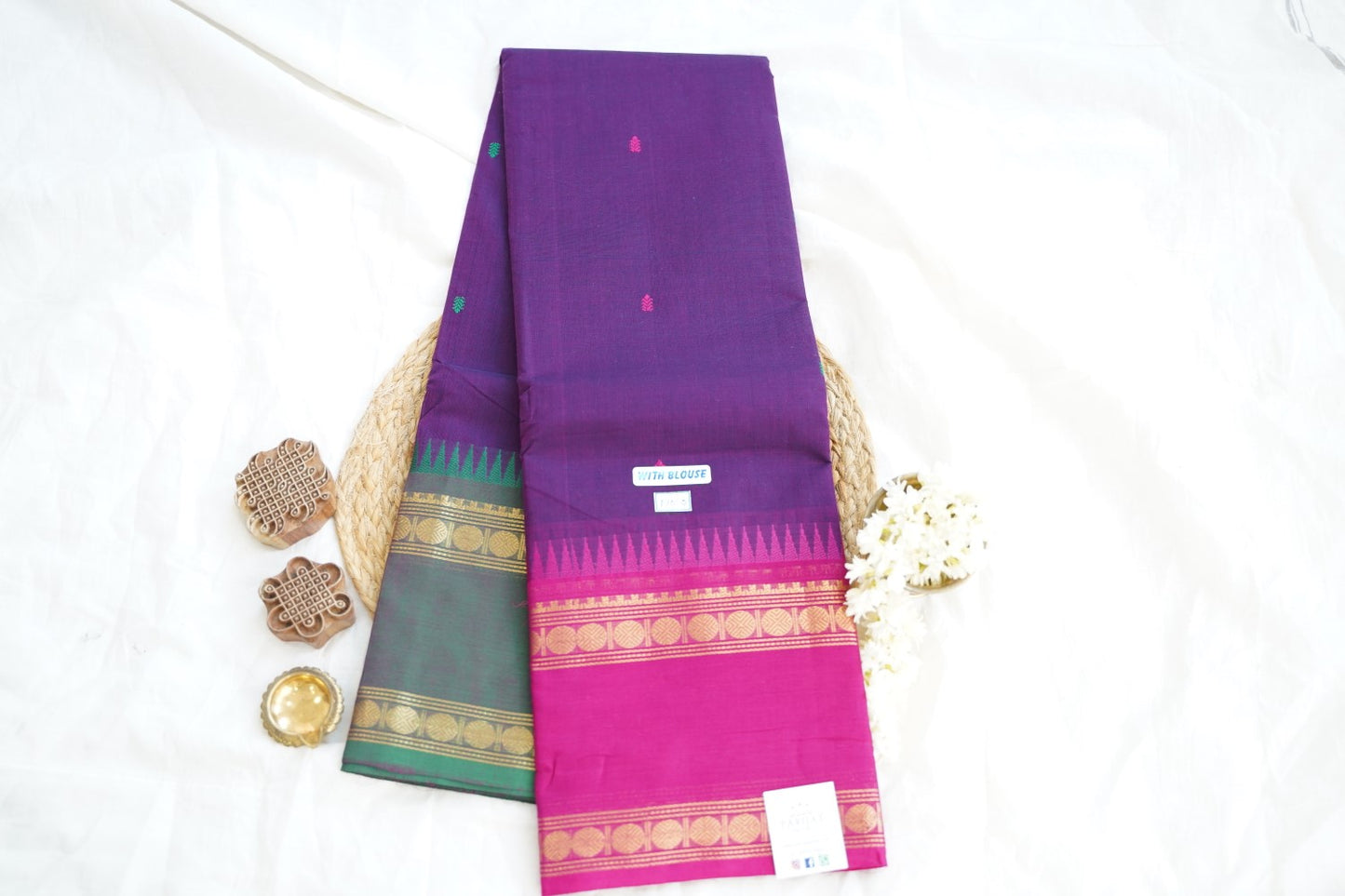 Chettinad handloom Cotton Saree PC15034