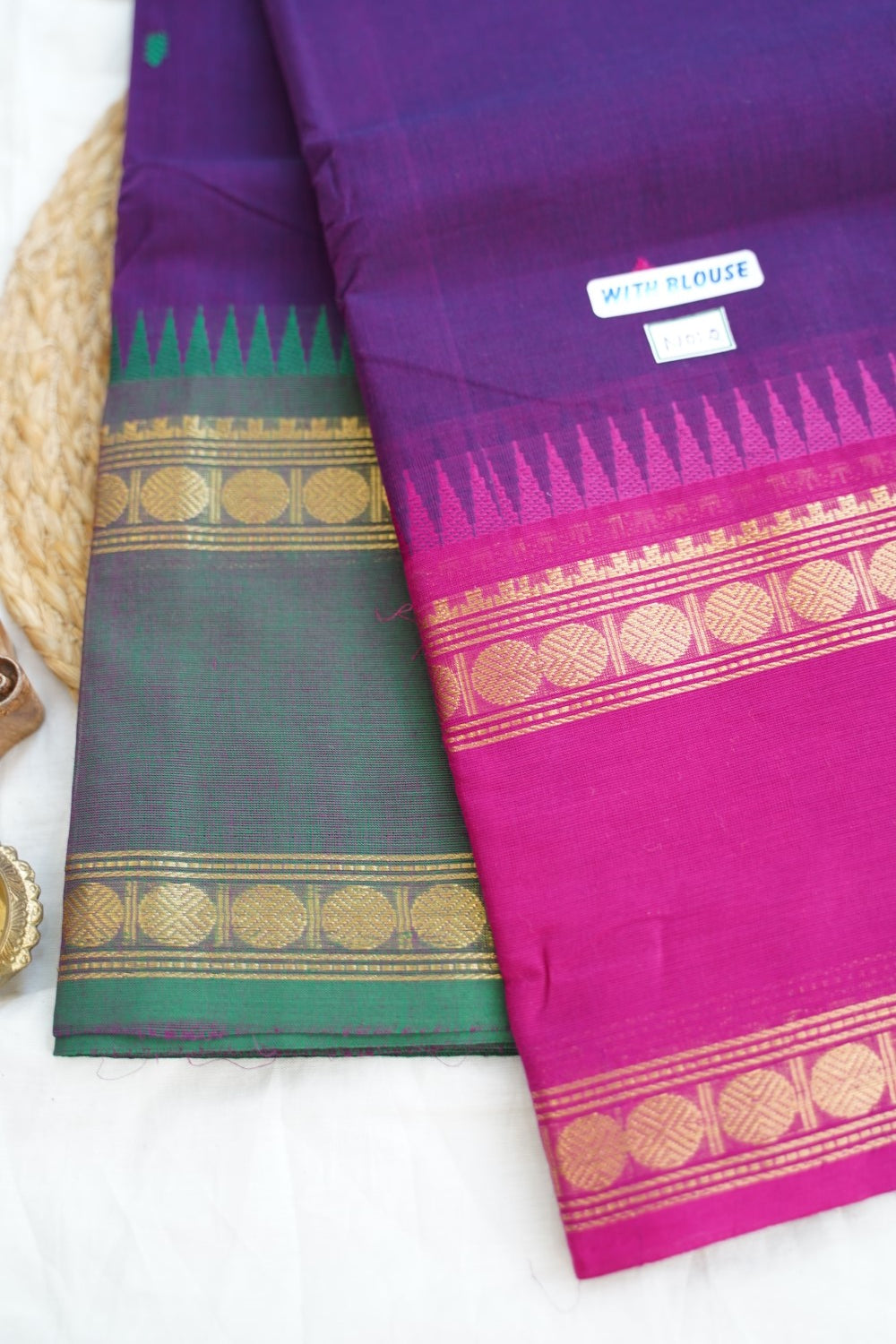 Chettinad handloom Cotton Saree PC15034