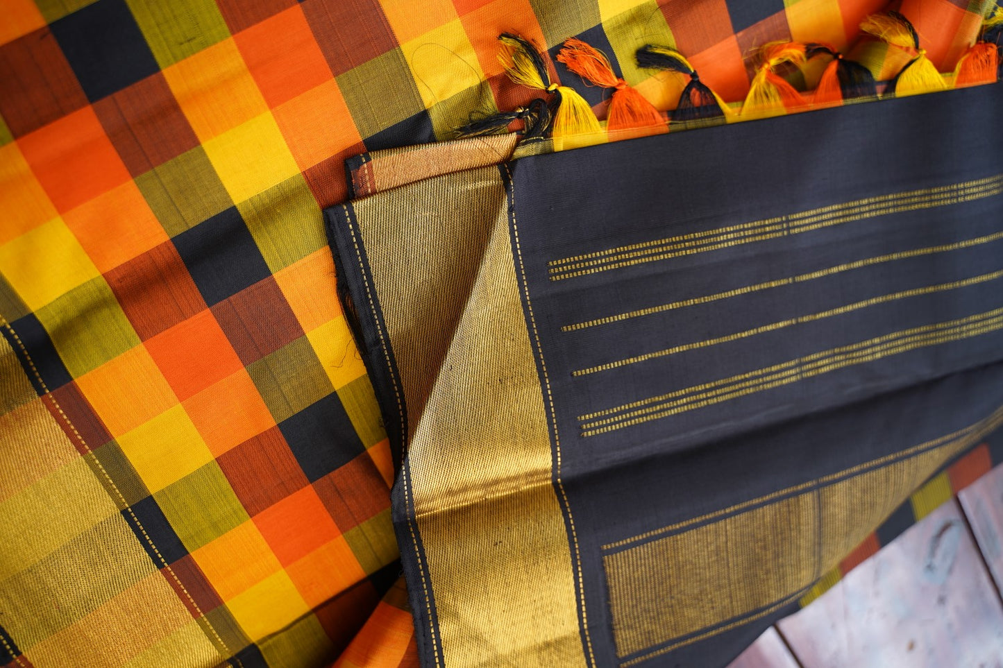 Pure Kanchi Silk Saree PC16350