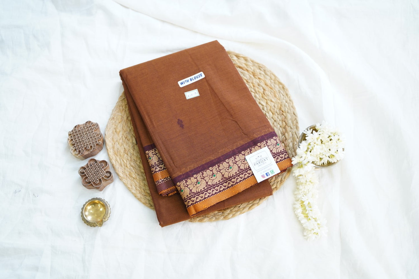 Chettinad handloom Cotton Saree PC15032