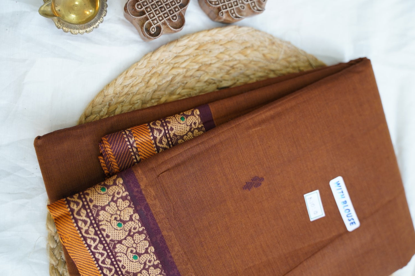 Chettinad handloom Cotton Saree PC15032