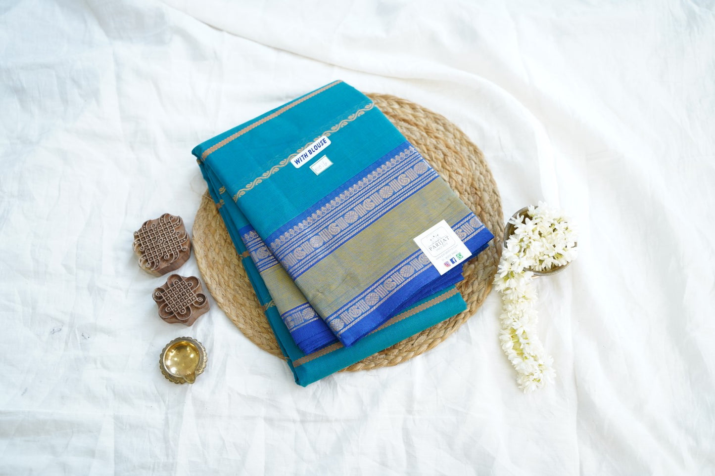 Chettinad handloom Cotton Saree PC15017