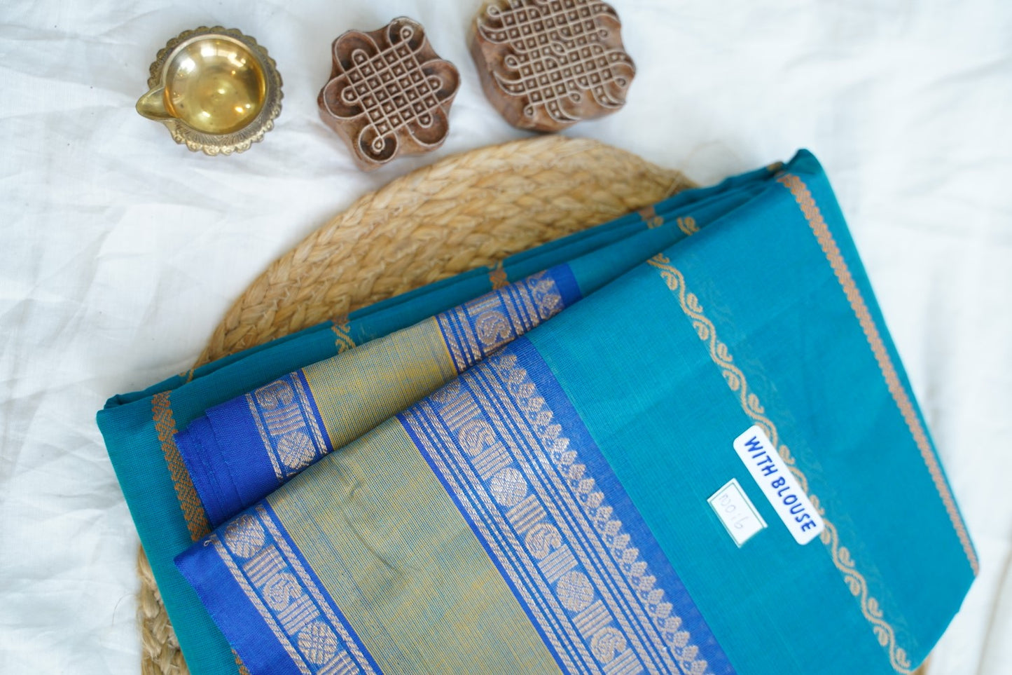 Chettinad handloom Cotton Saree PC15017