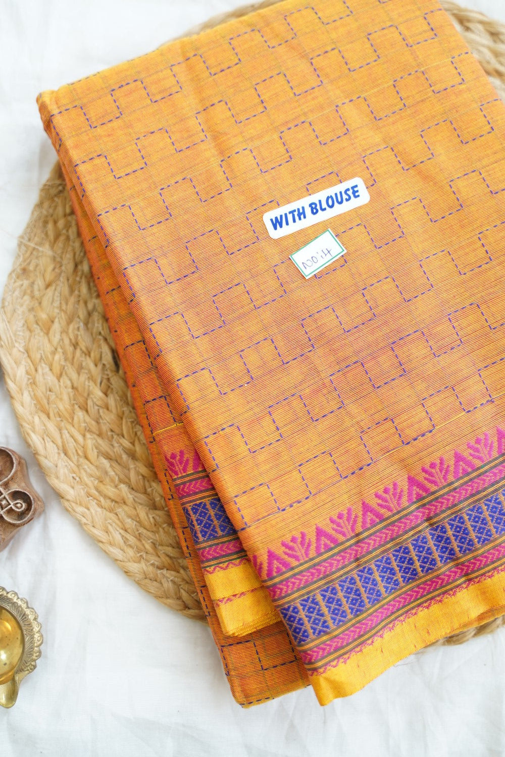 Chettinad handloom Cotton Saree PC14981