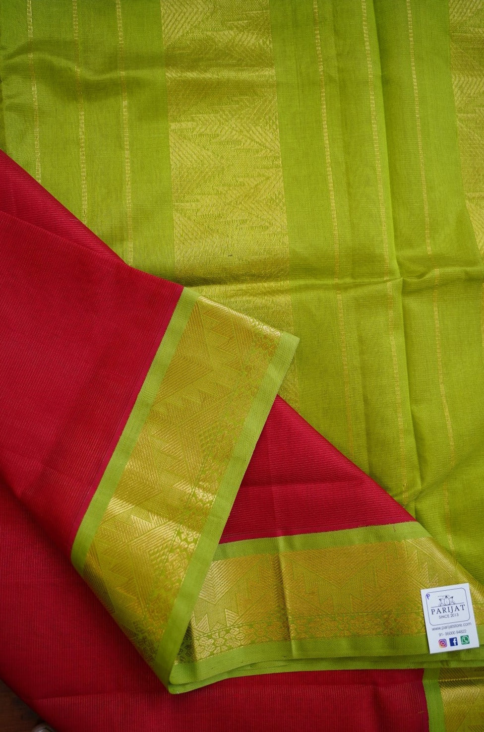 Kanchi Handloom Silk Cotton Saree PC12068