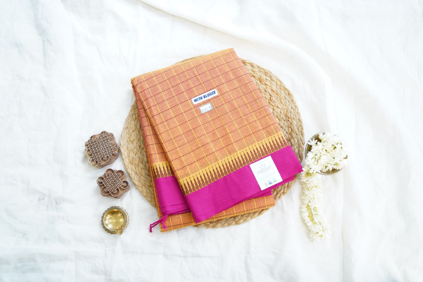 Chettinad handloom Cotton Saree PC15007