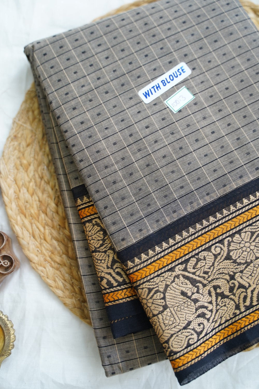 Chettinad handloom Cotton Saree PC14939