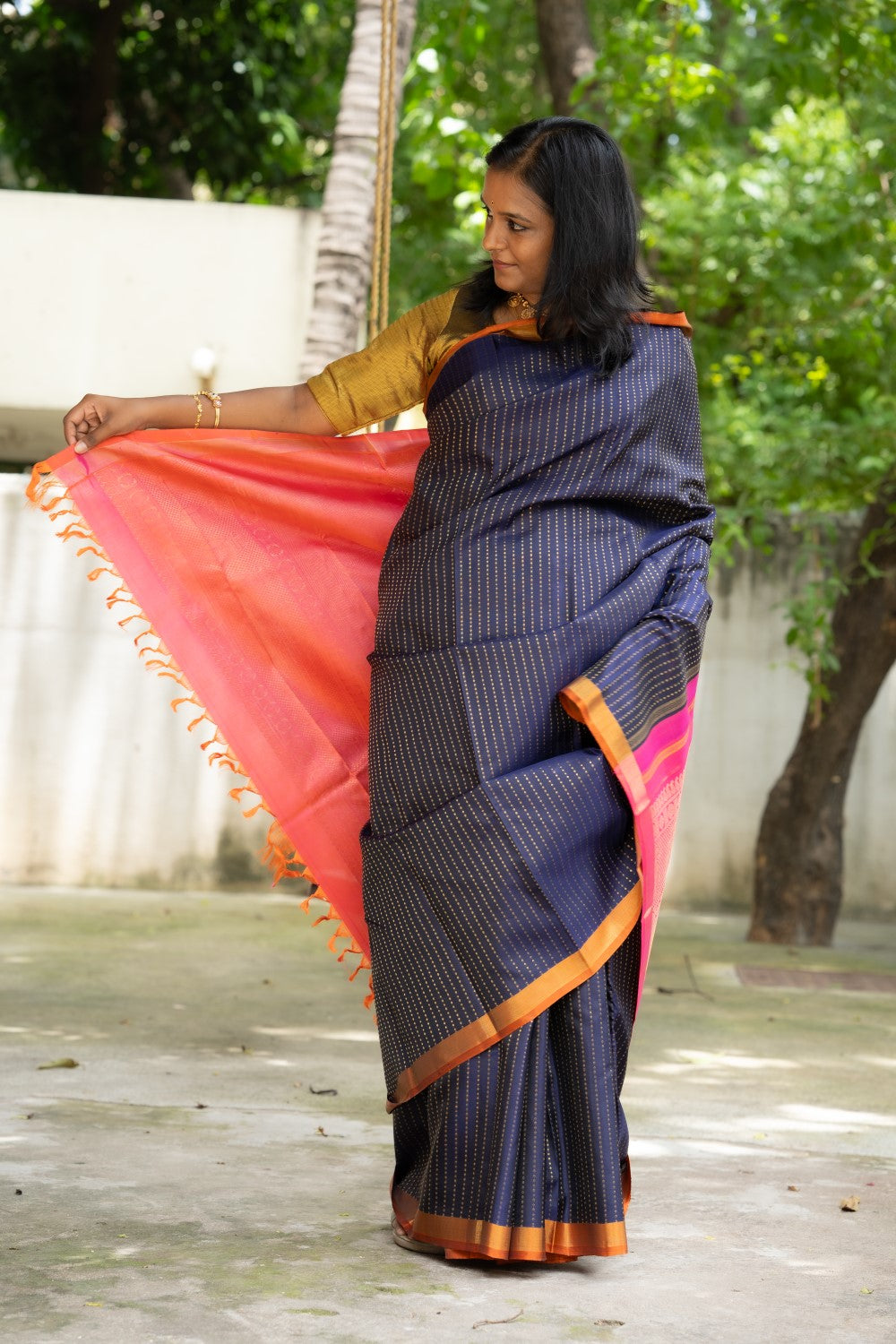 Pure Kanchi Silk Saree PC10606