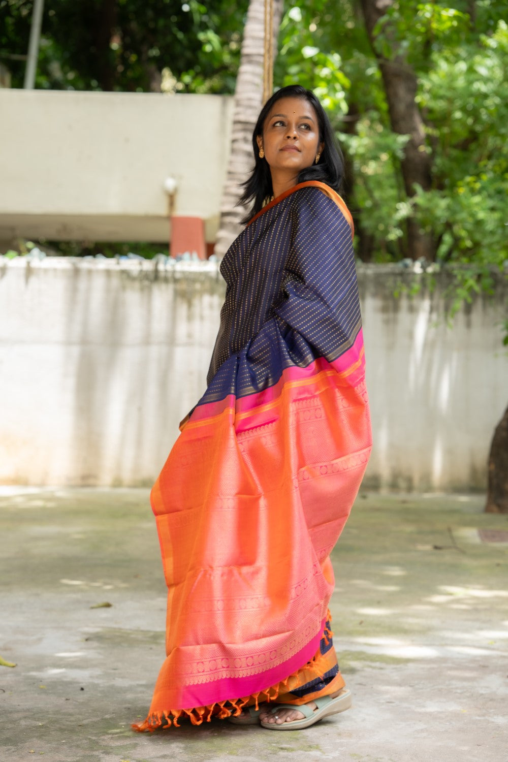Pure Kanchi Silk Saree PC10606