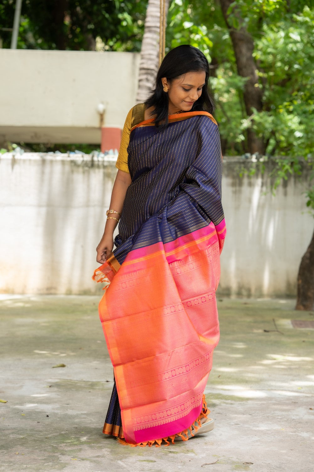 Pure Kanchi Silk Saree PC10606