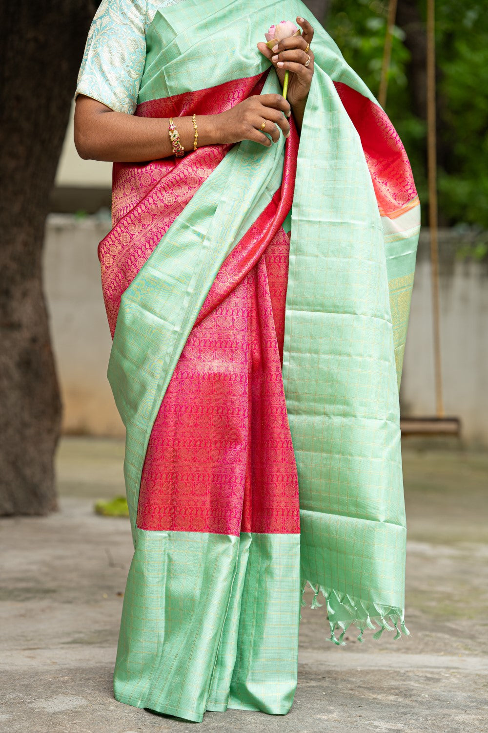 Pure Kanchi Silk Saree PC12527