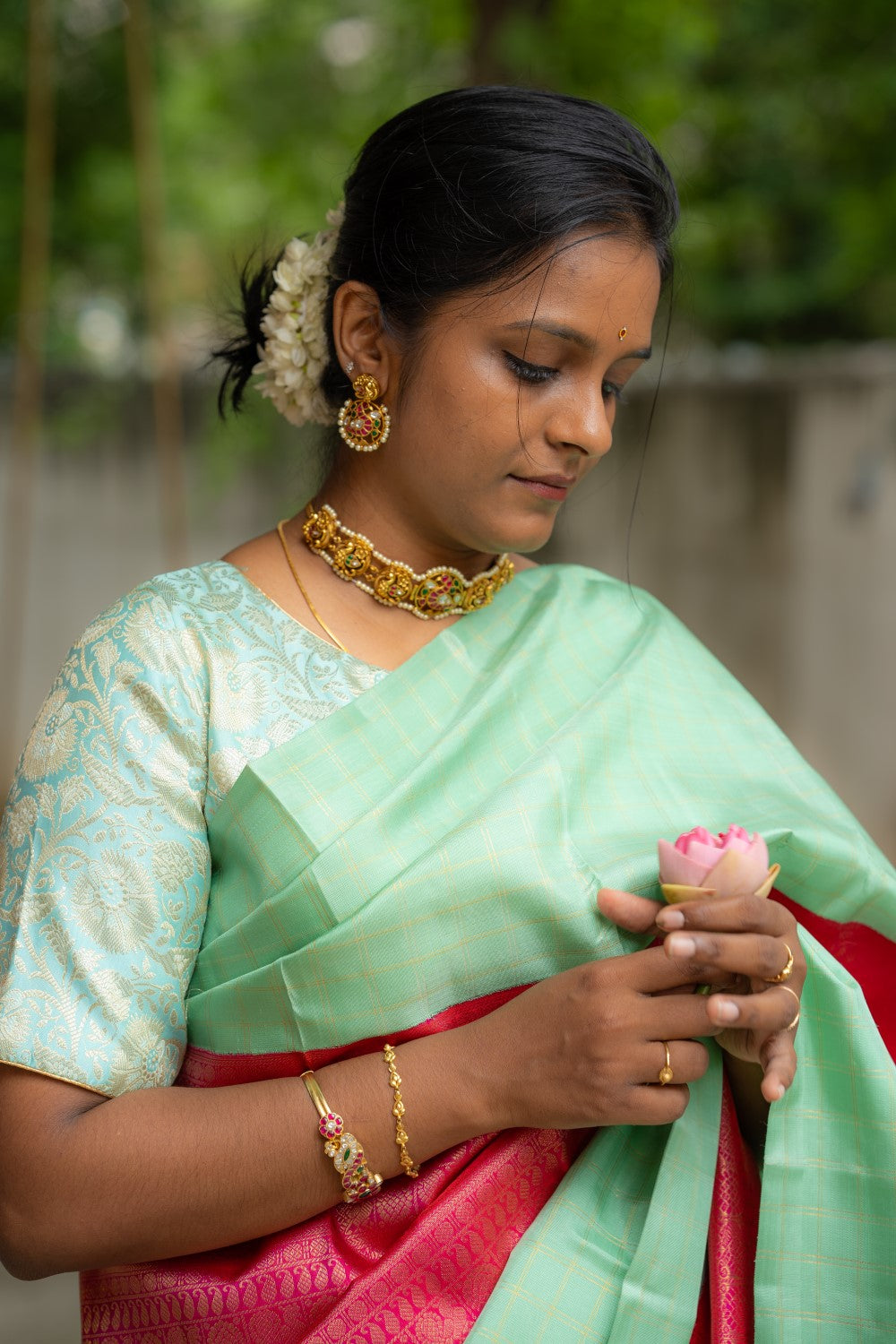 Pure Kanchi Silk Saree PC12527