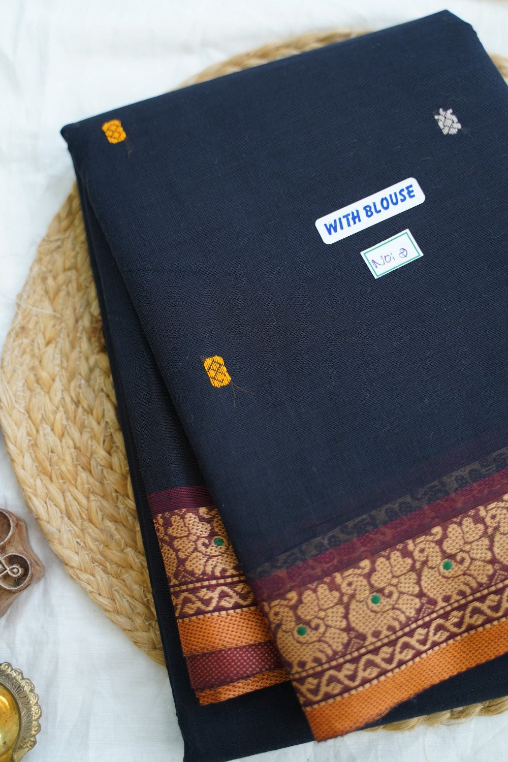Chettinad handloom Cotton Saree PC14969