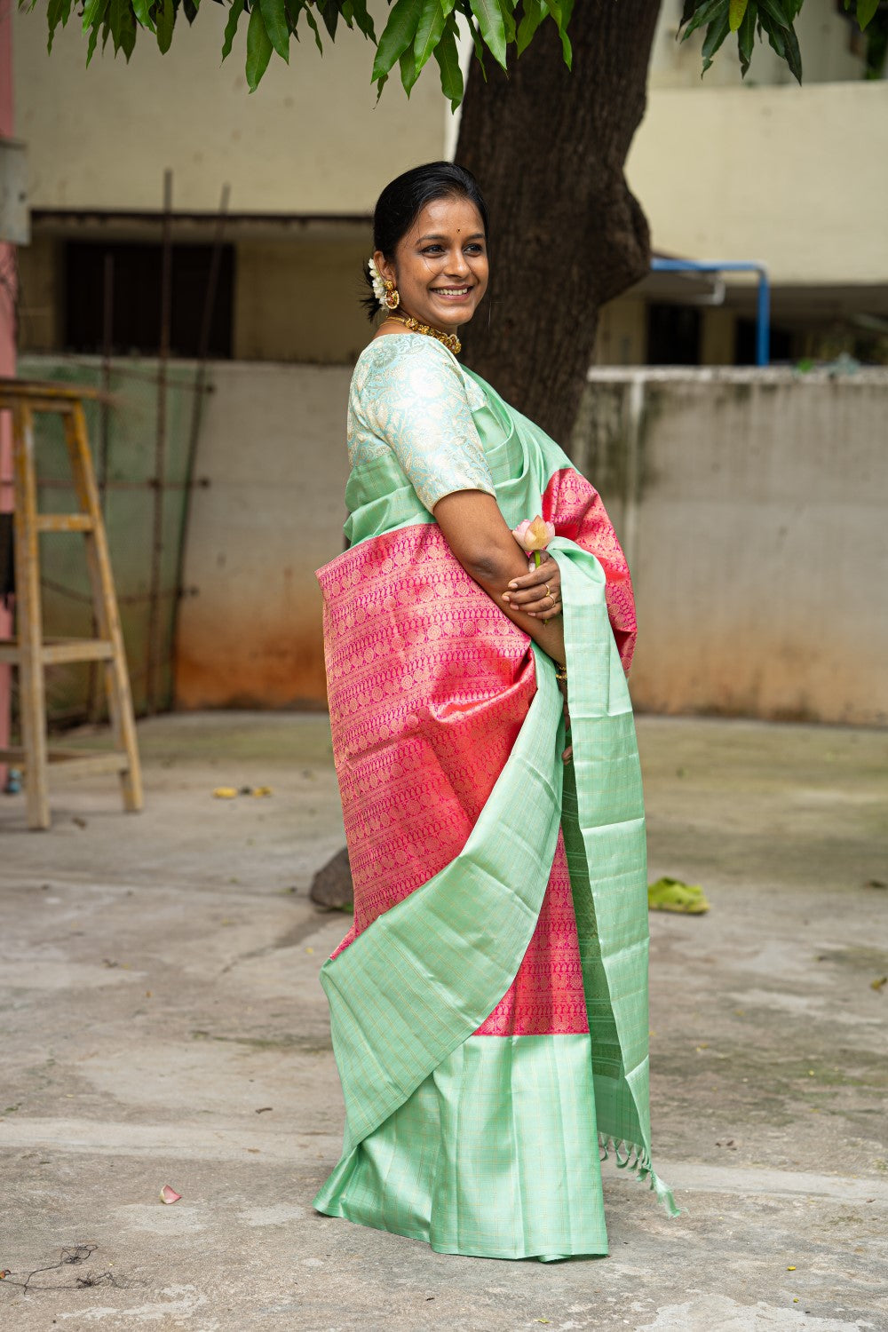 Pure Kanchi Silk Saree PC12527