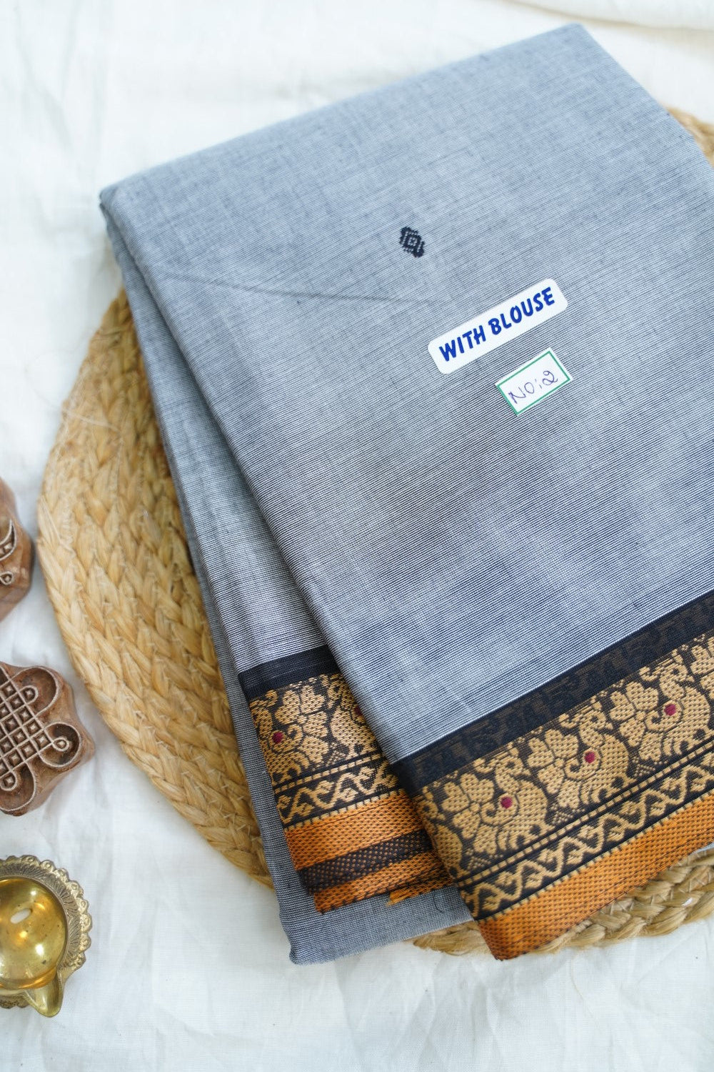 Chettinad handloom Cotton Saree PC14970