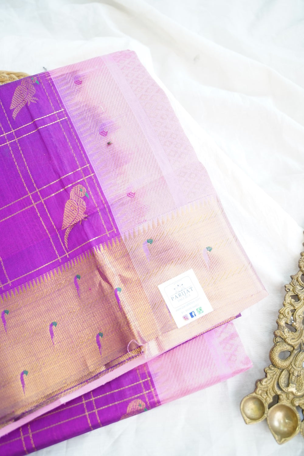 Kanchi Handloom Silk Cotton Saree PC15061