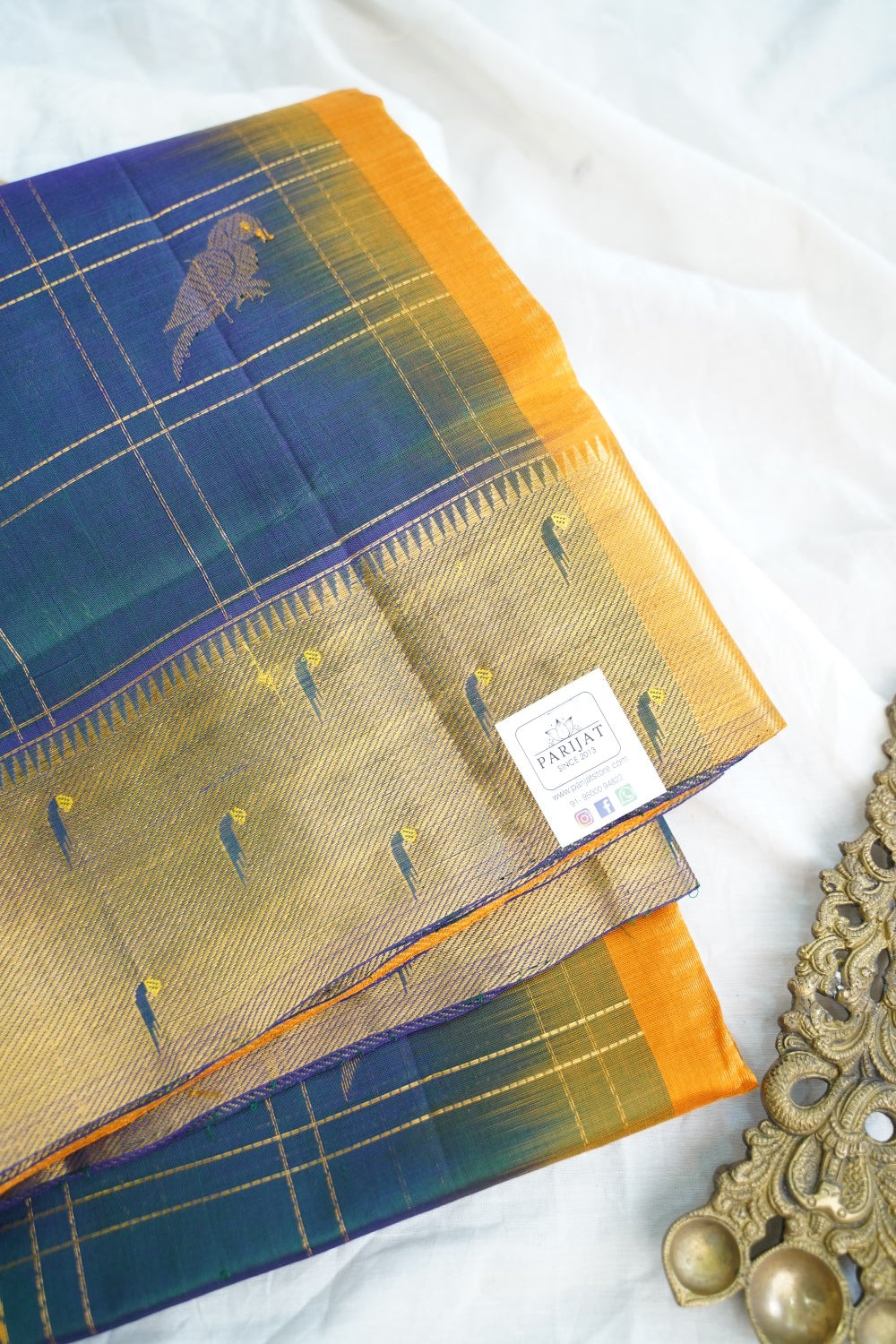 Kanchi Handloom Silk Cotton Saree PC15059