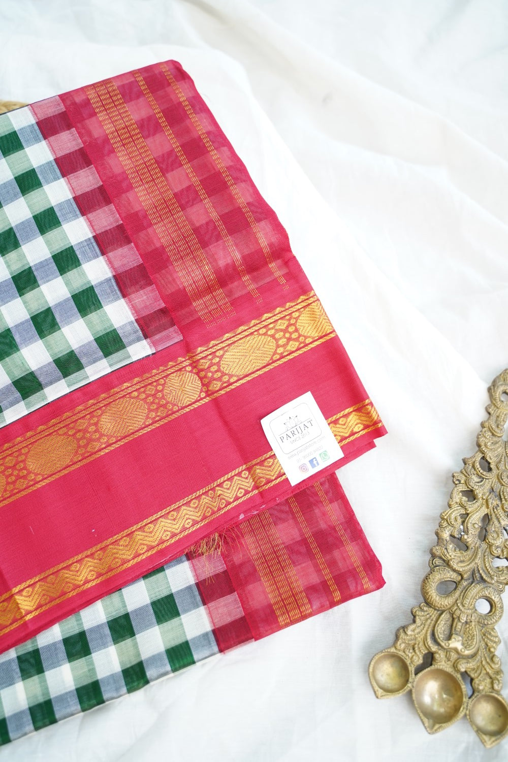 Kanchi Handloom Silk Cotton Saree PC15056