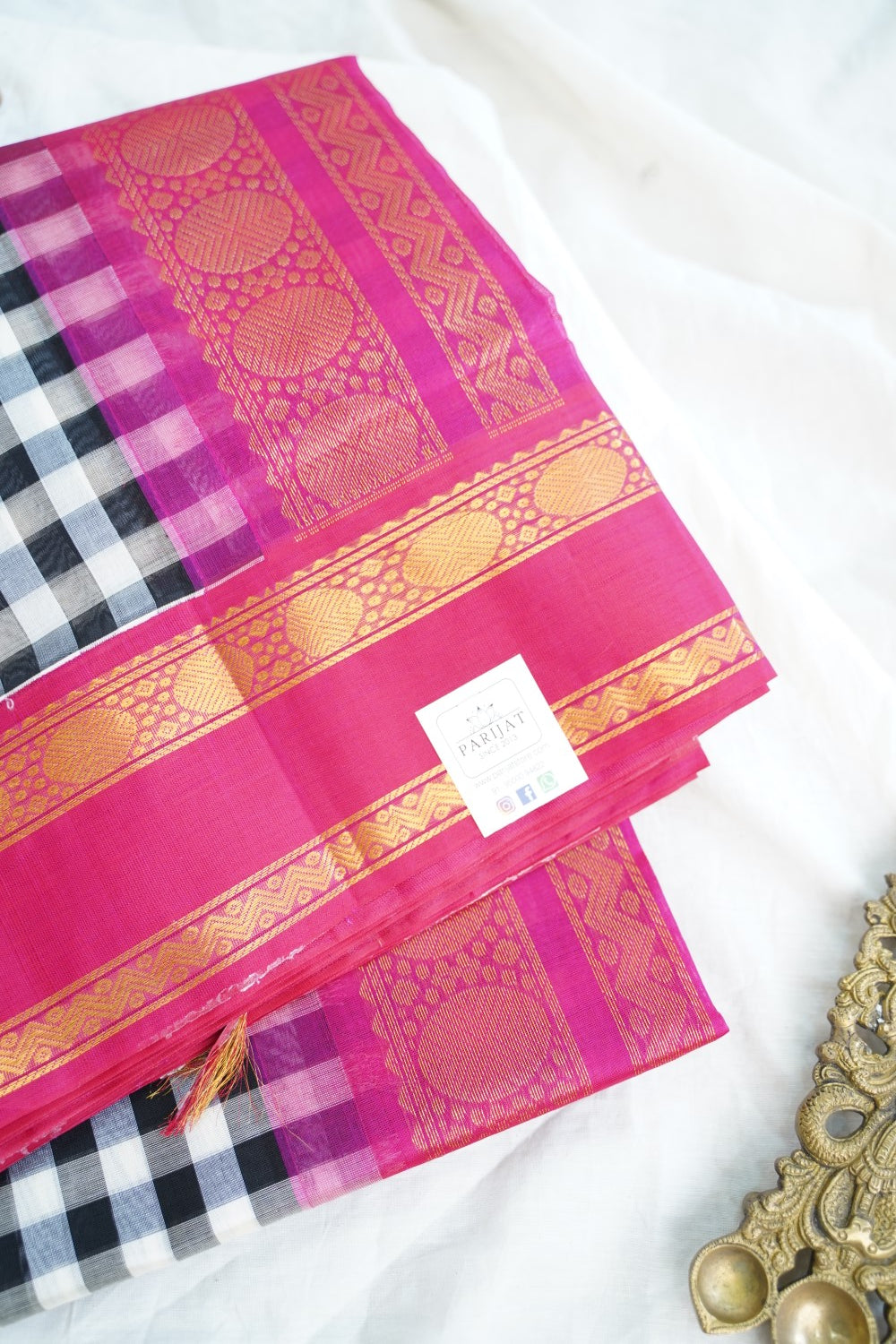 Kanchi Handloom Silk Cotton Saree PC15058