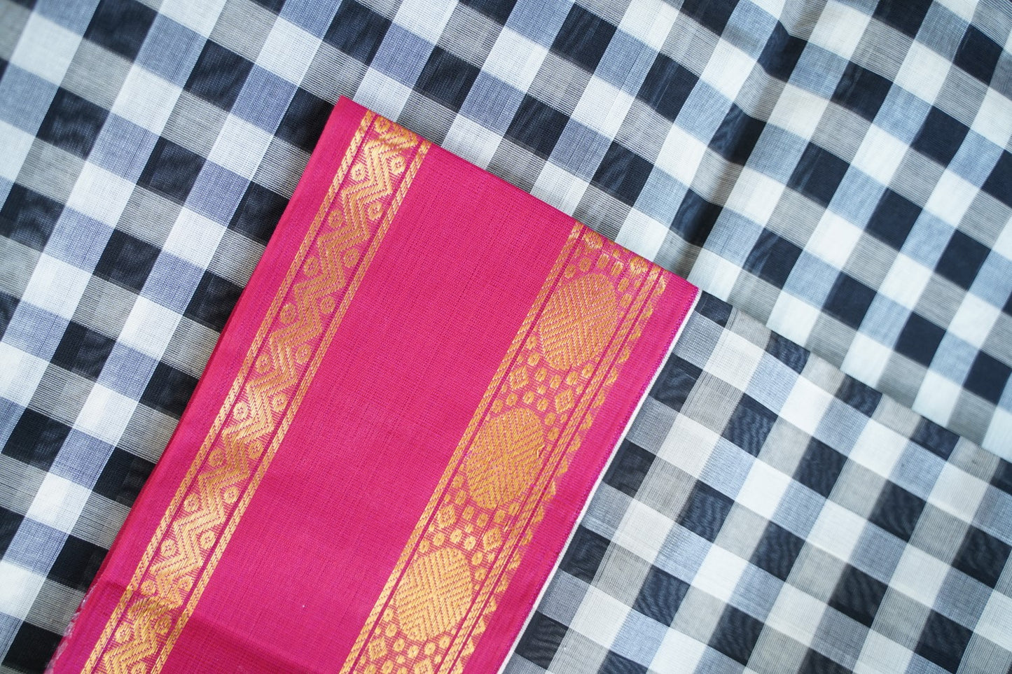 Kanchi Handloom Silk Cotton Saree PC15058