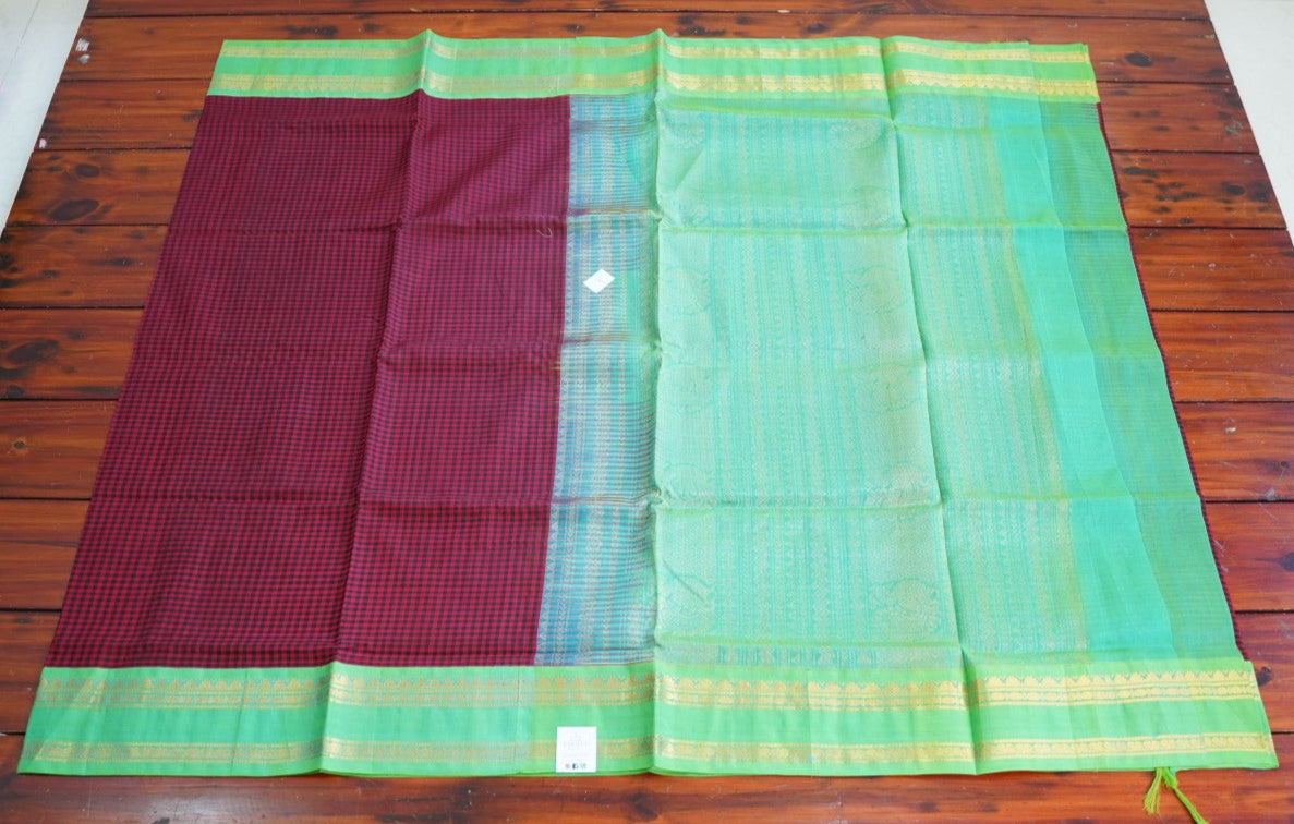 Kanchi Handloom Silk Cotton Saree PC15055