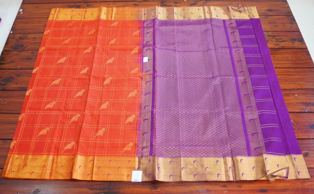 Kanchi Handloom Silk Cotton Saree PC15060