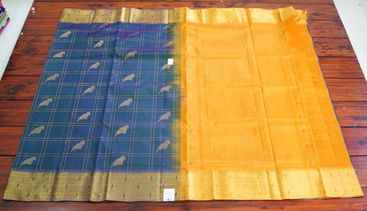 Kanchi Handloom Silk Cotton Saree PC15059