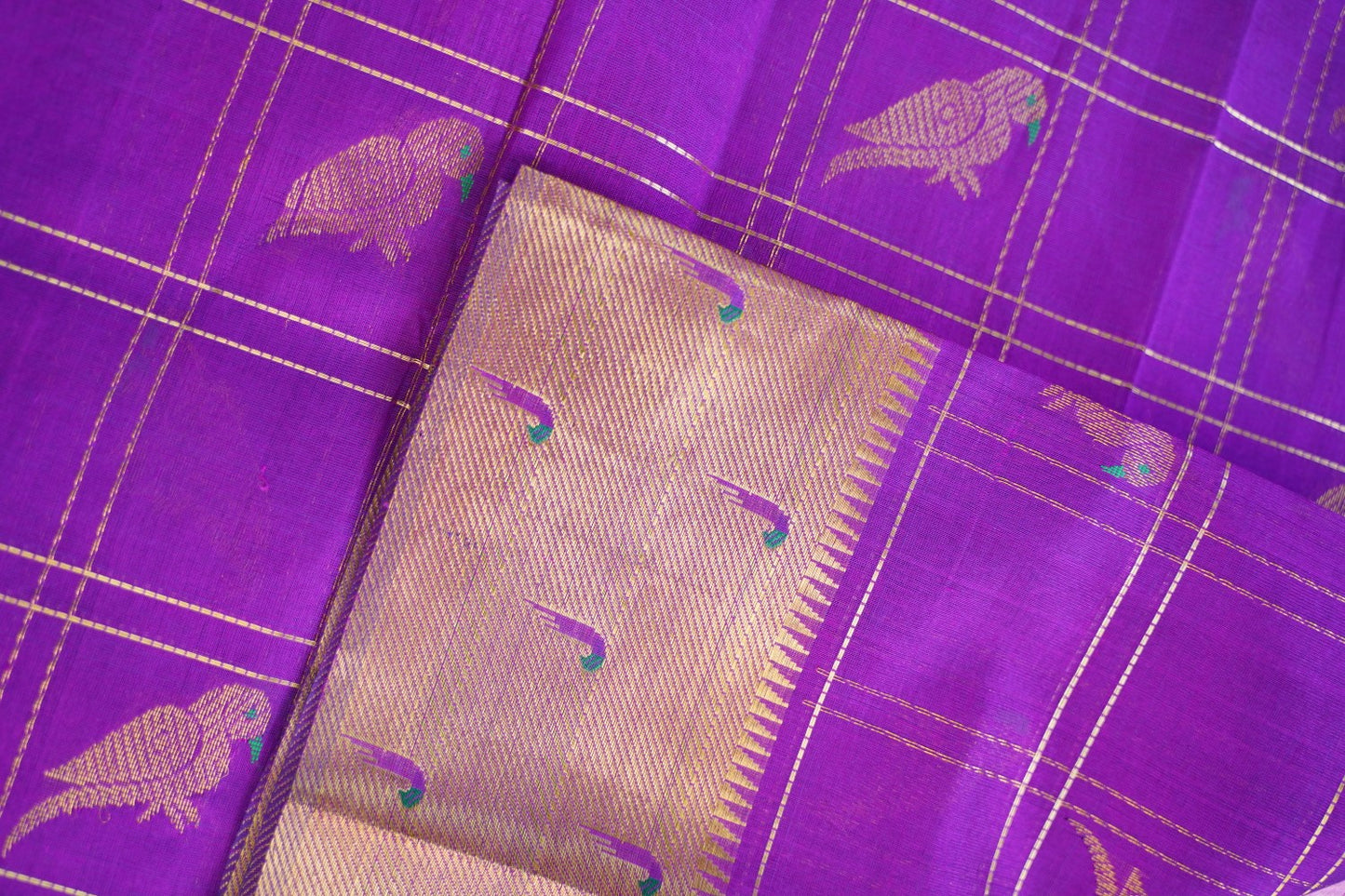 Kanchi Handloom Silk Cotton Saree PC15061