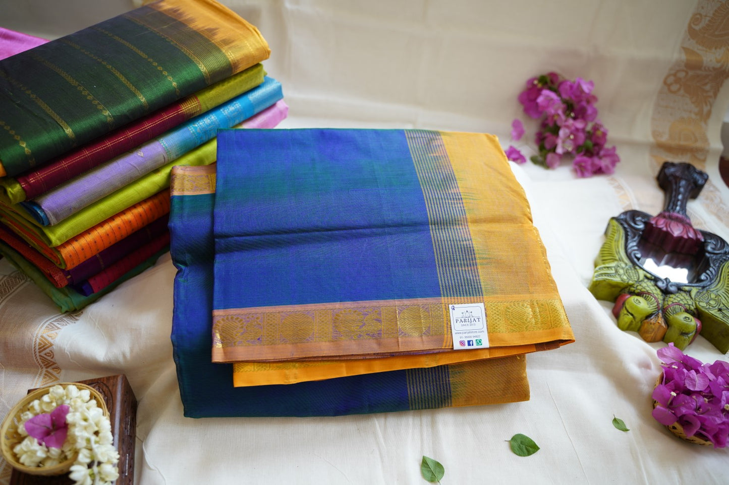10 yards Kanchi Handloom Silk Cotton Saree PC11094