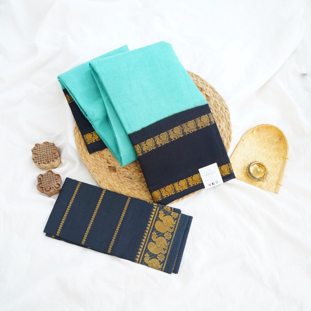 Sungadi Cotton Saree With Blouse PC15097