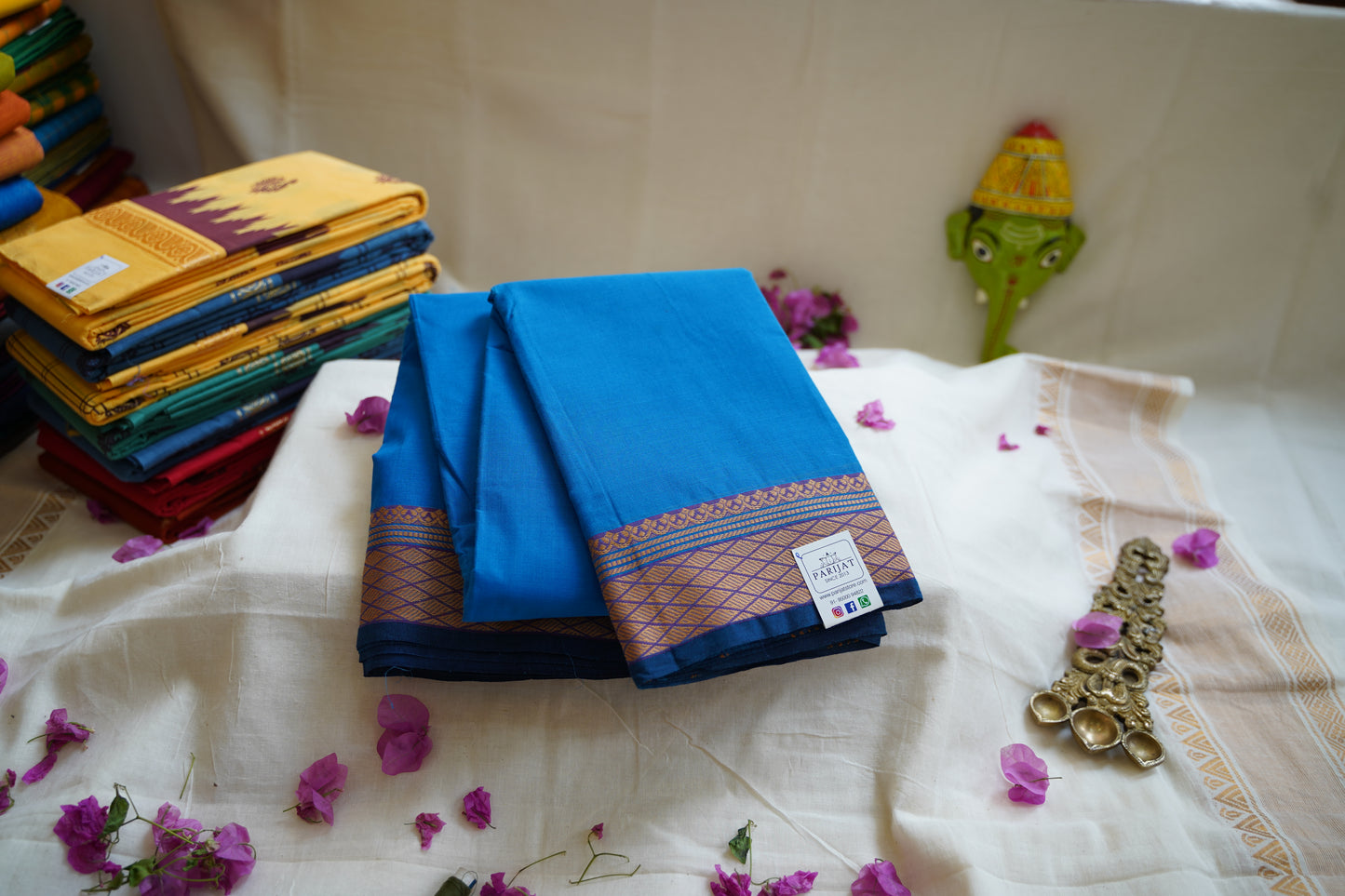 Chettinad handloom Cotton Saree PC8382