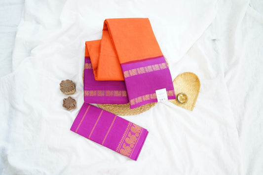 Sungadi Cotton Saree With Blouse PC15089