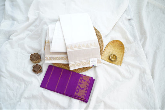 Sungadi Cotton Saree With Blouse PC15105