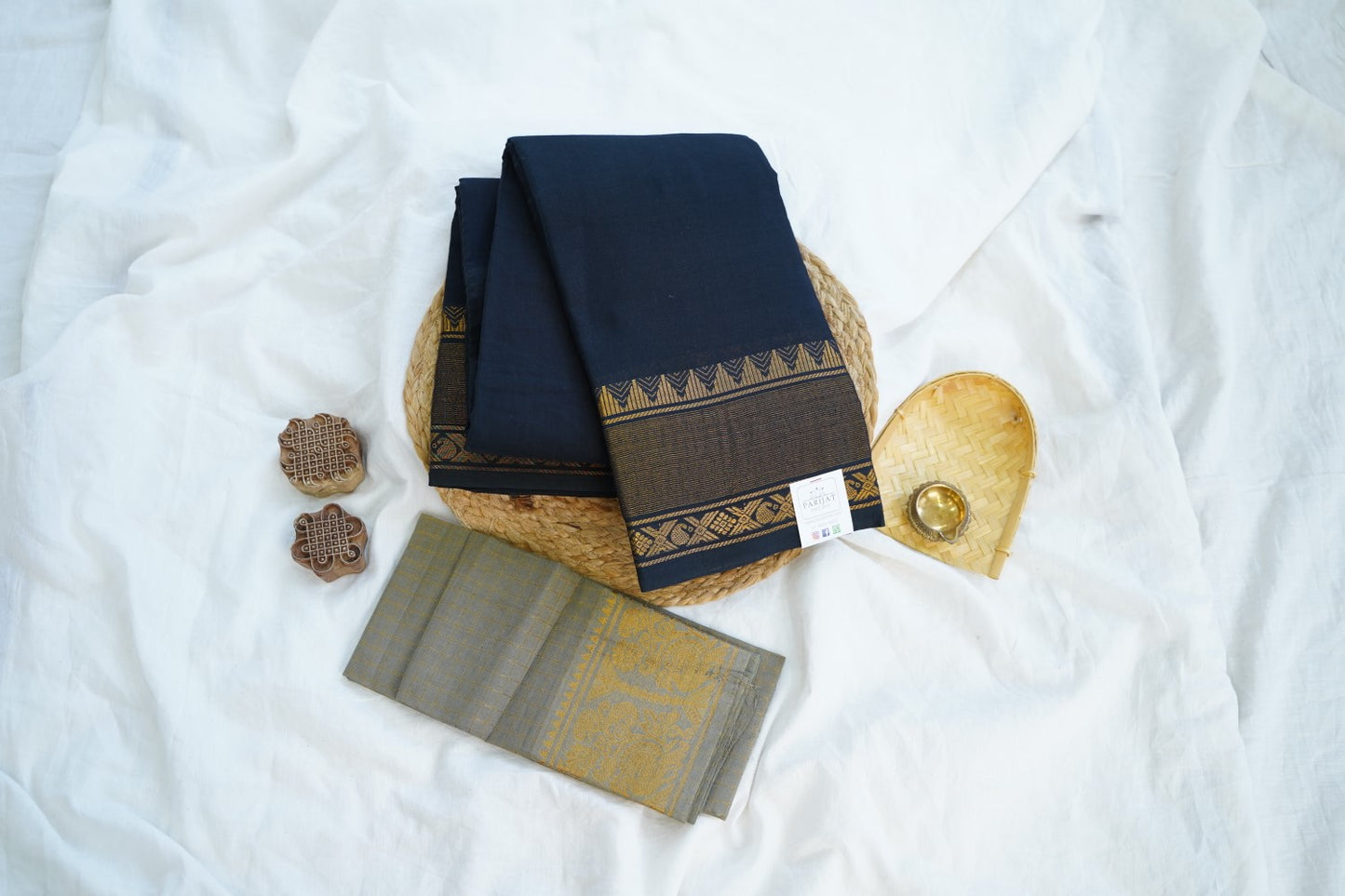 Sungadi Cotton Saree With Blouse PC15097