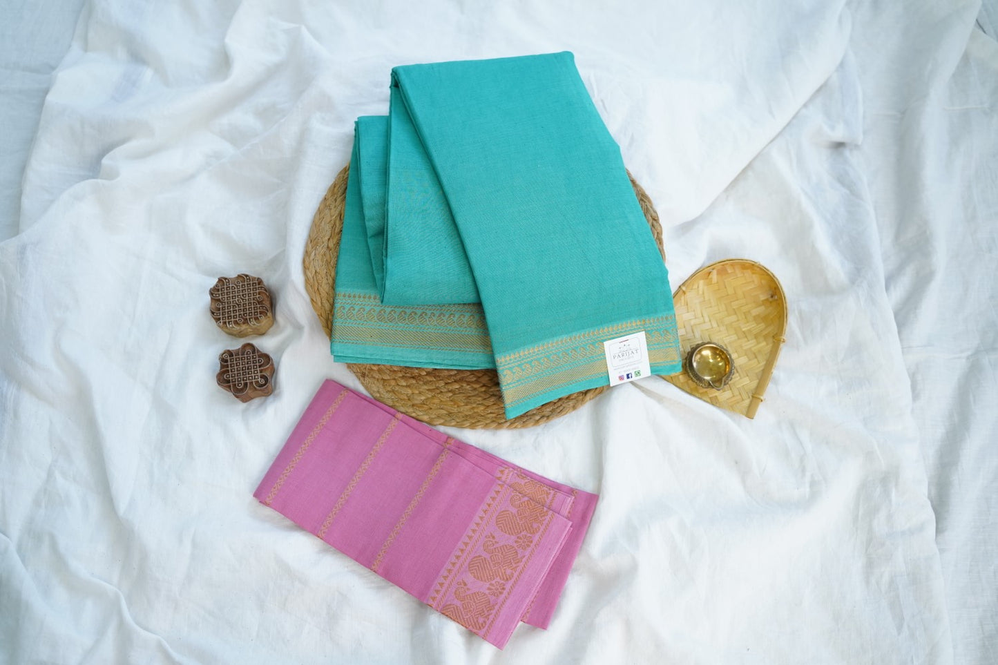 Sungadi Cotton Saree With Blouse PC15119