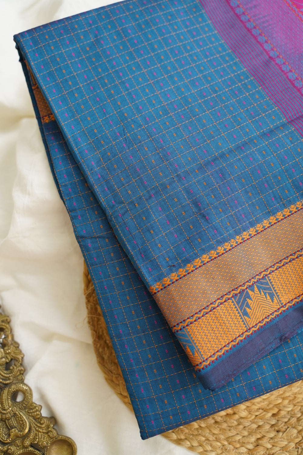 Kanchi Semi Silk Cotton Saree PC15149
