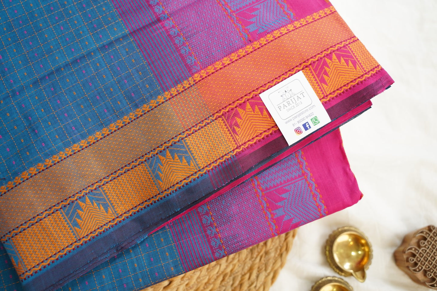 Kanchi Semi Silk Cotton Saree PC15149