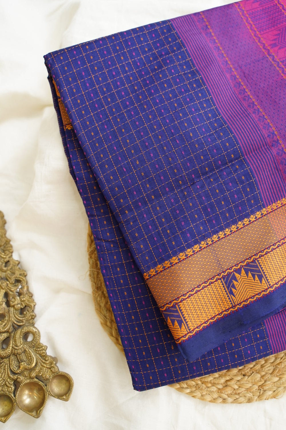 Kanchi Semi Silk Cotton Saree PC15153