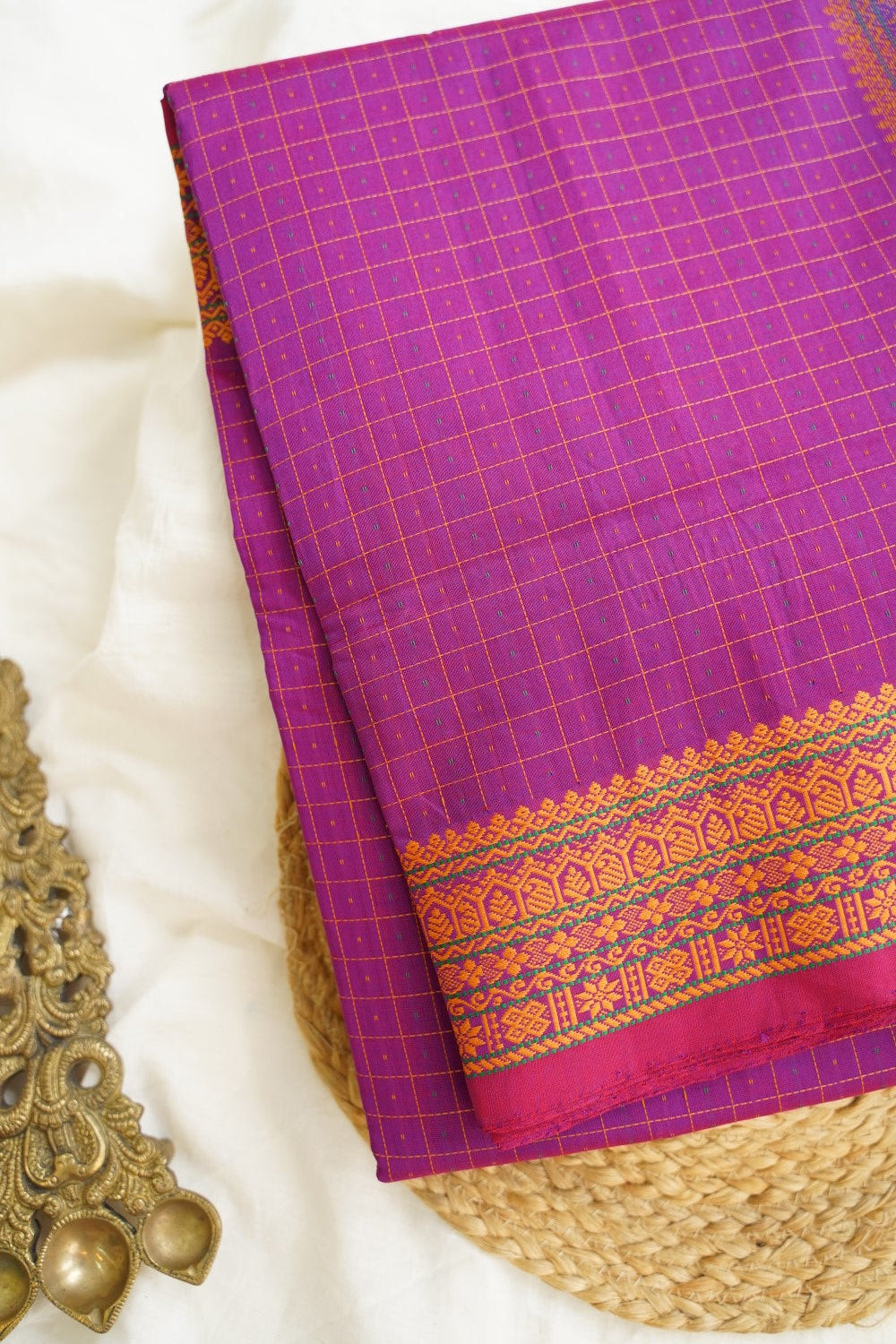 Kanchi Semi Silk Cotton Saree PC15148