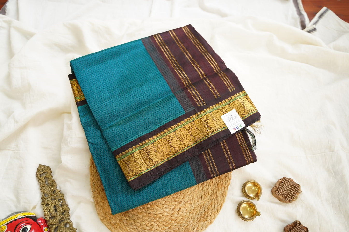 Kanchi Handloom Silk Cotton Saree PC15167