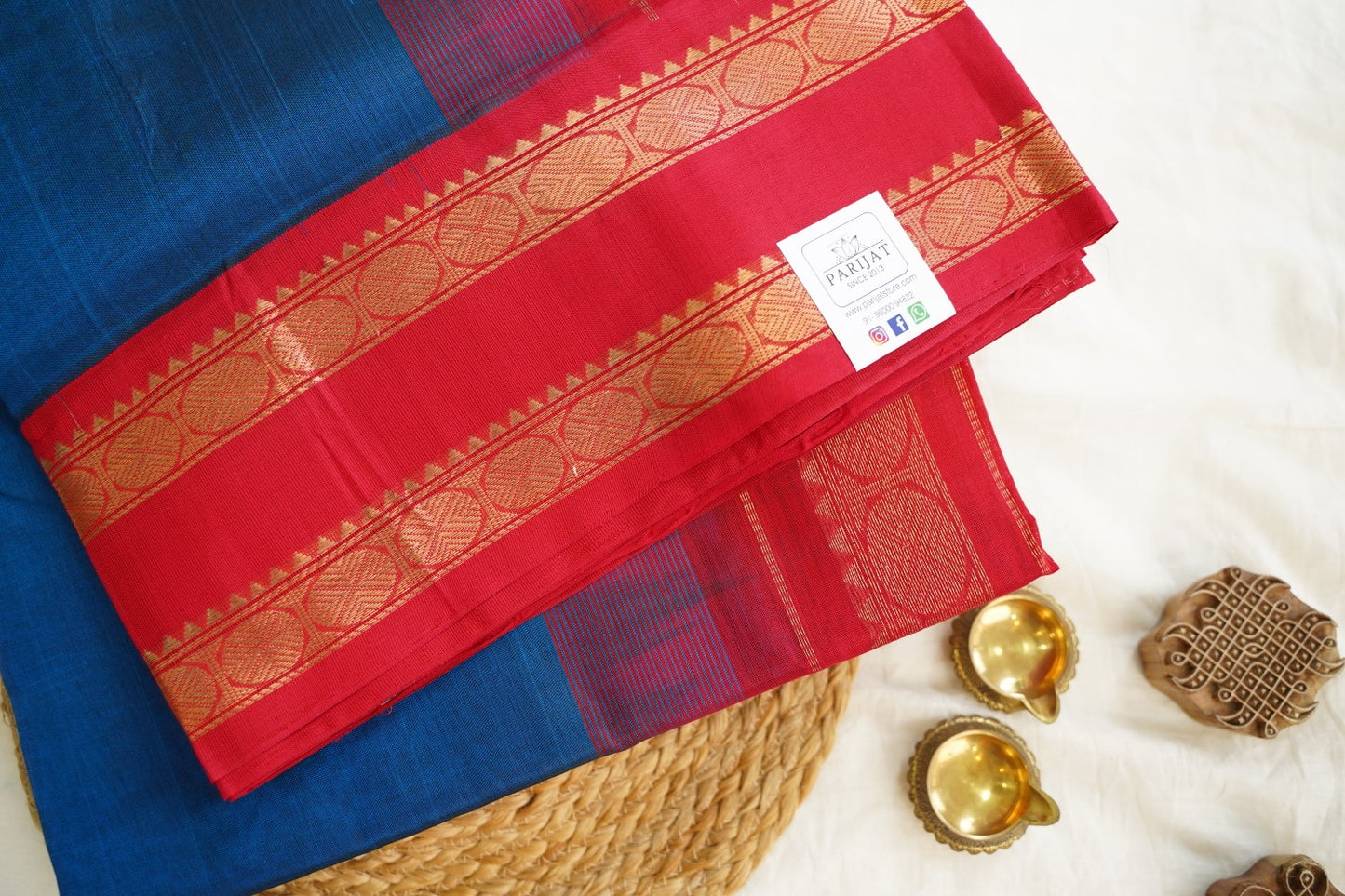 Kanchi Handloom Silk Cotton Saree PC15170