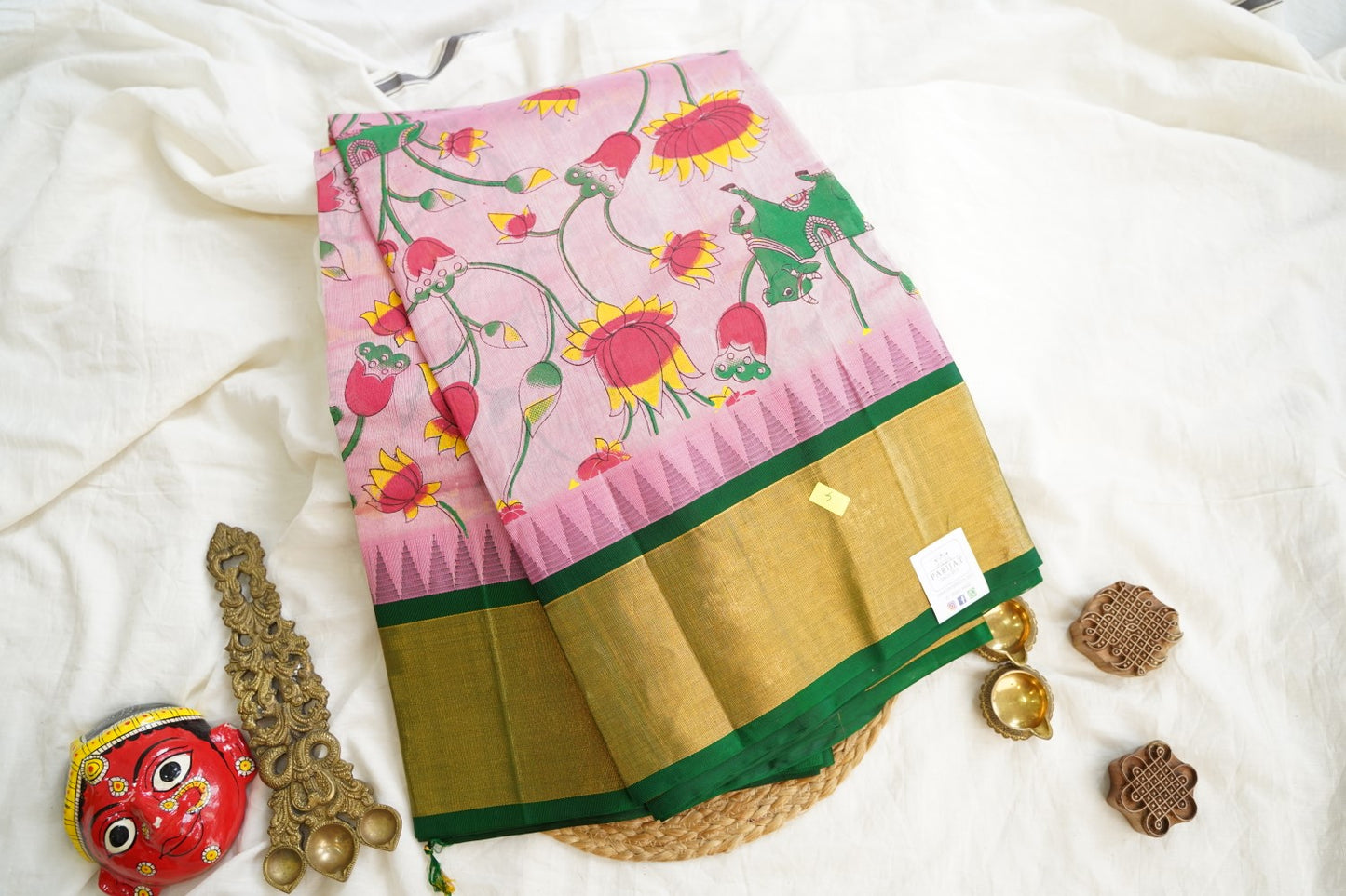 Kanchi Handloom Silk Cotton Saree PC15173